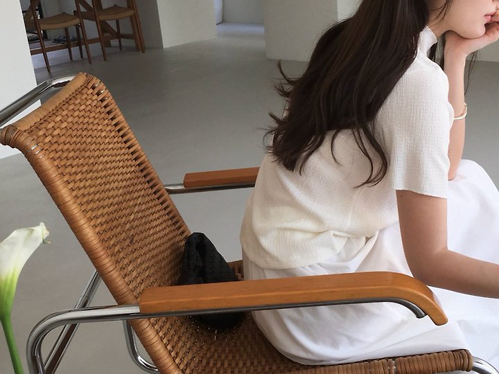 Moani - Korean Women Fashion - #momslook - Crease Mock Neck Top - 9