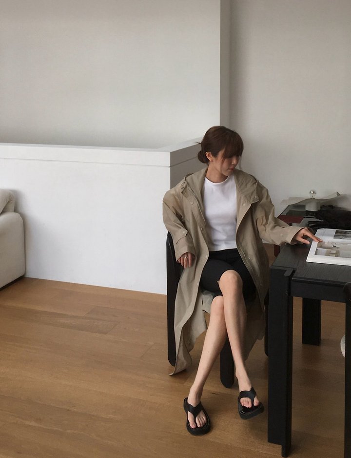 Moani - Korean Women Fashion - #momslook - Summer Hoodie Rain Coat - 7