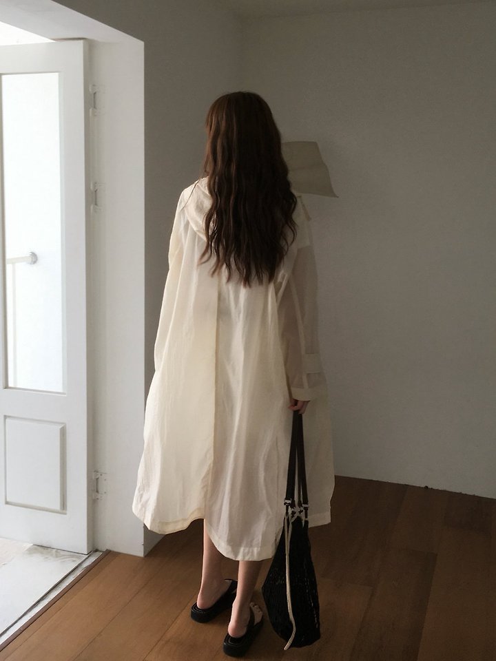 Moani - Korean Women Fashion - #momslook - Summer Hoodie Rain Coat - 9