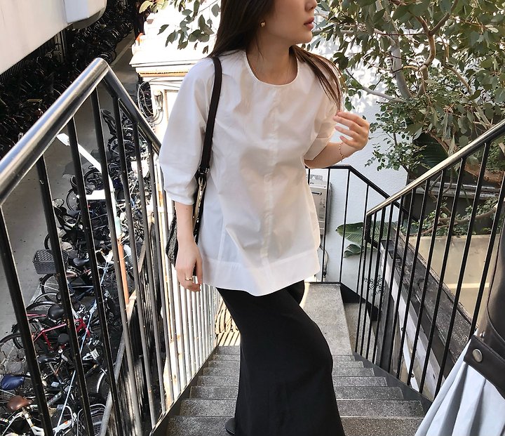 Moani - Korean Women Fashion - #momslook - Volume Flared Blouse - 10