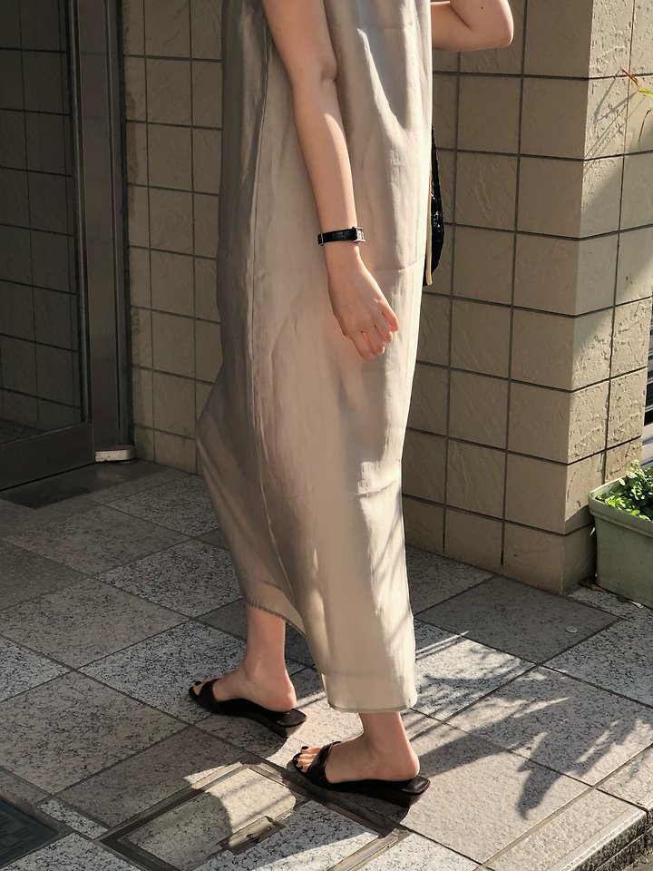 Moani - Korean Women Fashion - #momslook - Layered Sheer Lobe Dress - 6