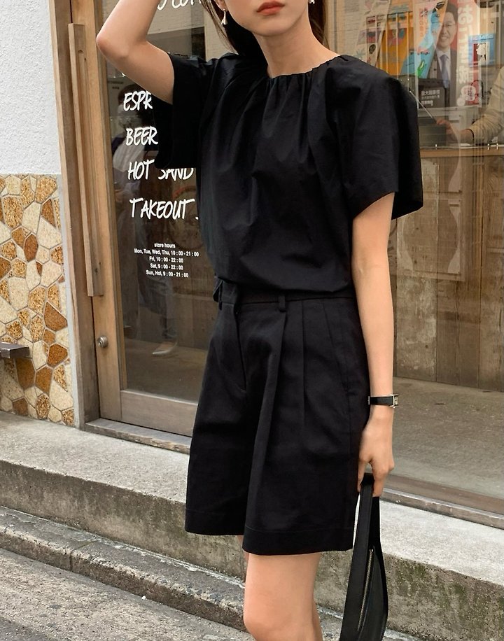 Moani - Korean Women Fashion - #momslook - Marville Shirring Blouse - 11