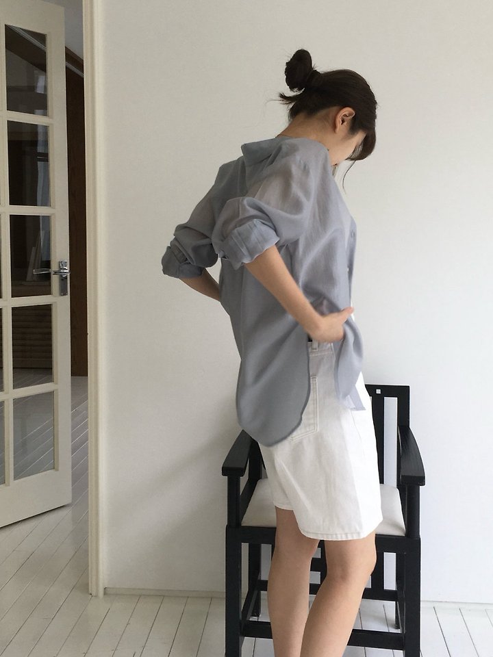 Moani - Korean Women Fashion - #momslook - Essential Short Denim - 7