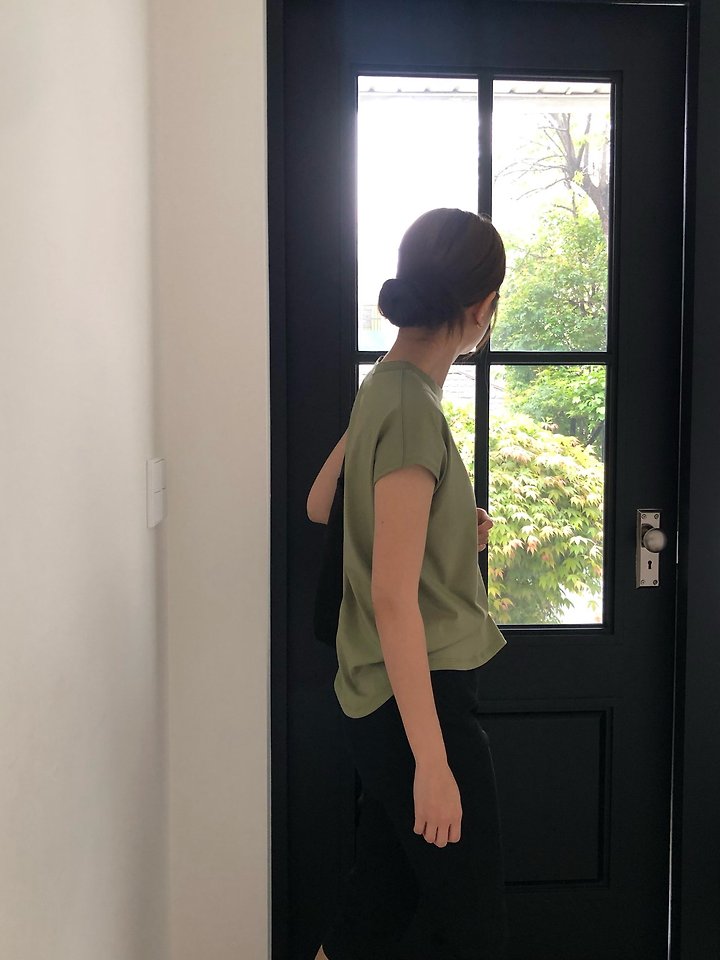 Moani - Korean Women Fashion - #momslook - Silket Shoulder Top - 6