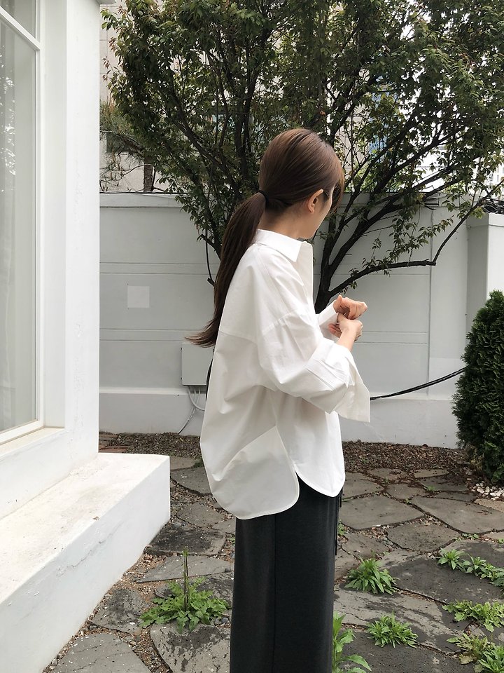 Moani - Korean Women Fashion - #momslook - Premium Collar Over Shirt - 10