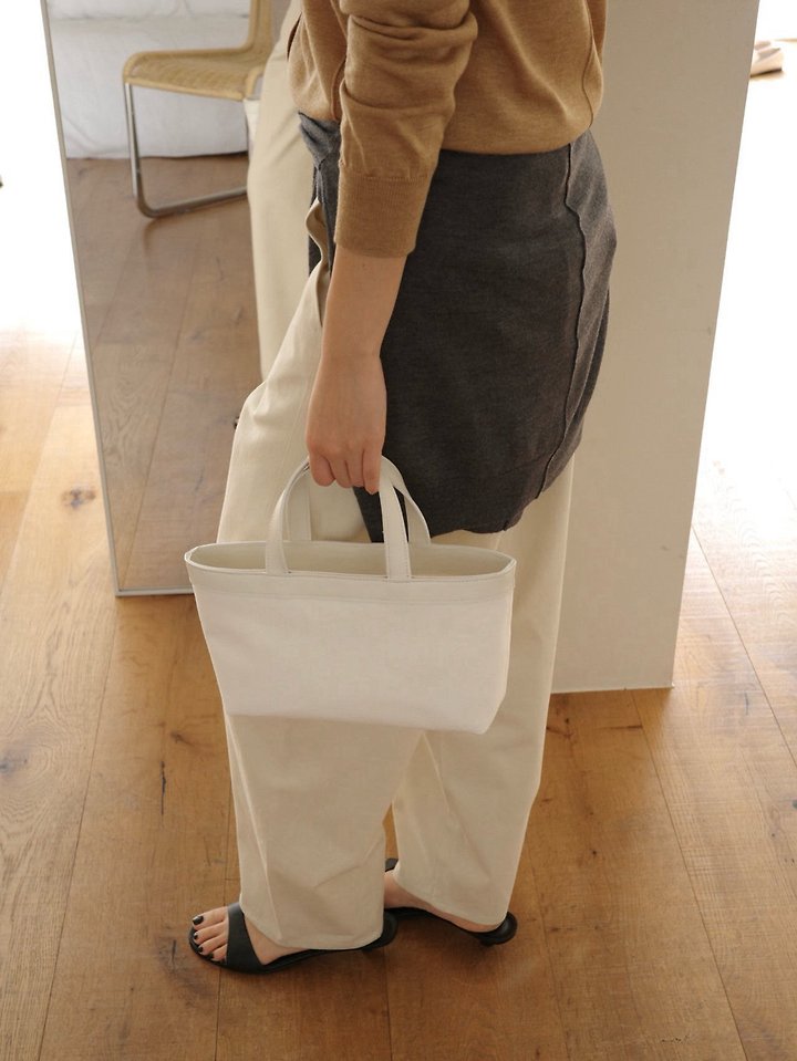 Moani - Korean Women Fashion - #momslook - Low Wide Canvas Bag - 10
