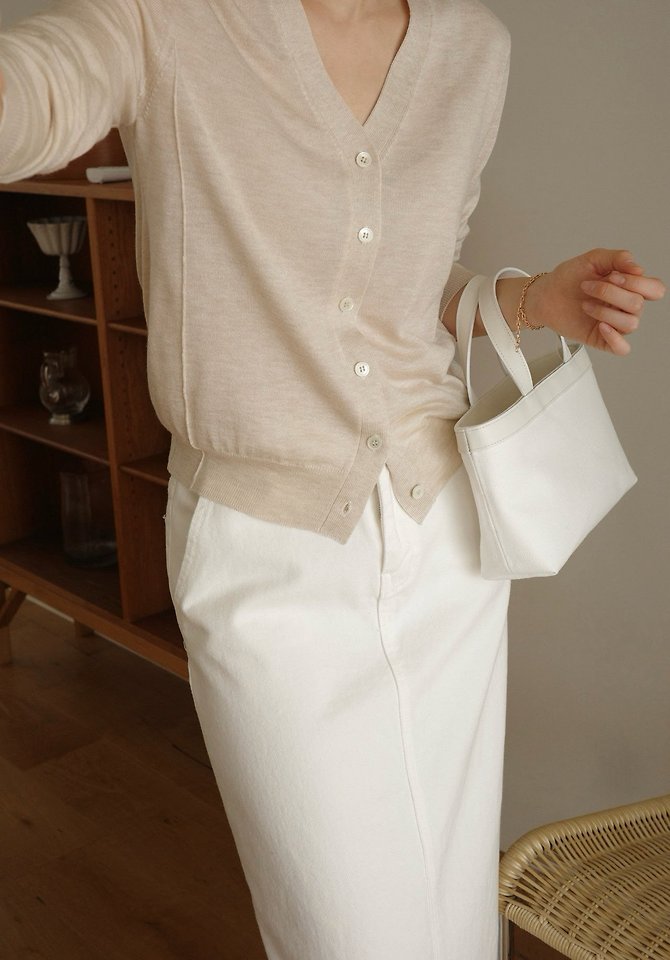 Moani - Korean Women Fashion - #thelittlethings - Low Wide Canvas Bag - 4