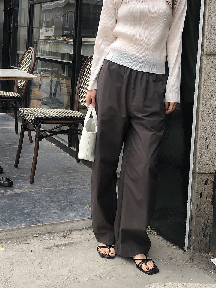 Moani - Korean Women Fashion - #momslook - Summer Cotton Curved Pants - 8