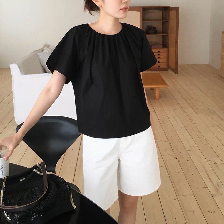Moani - Korean Women Fashion - #momslook - Mabil Shirring Blouse