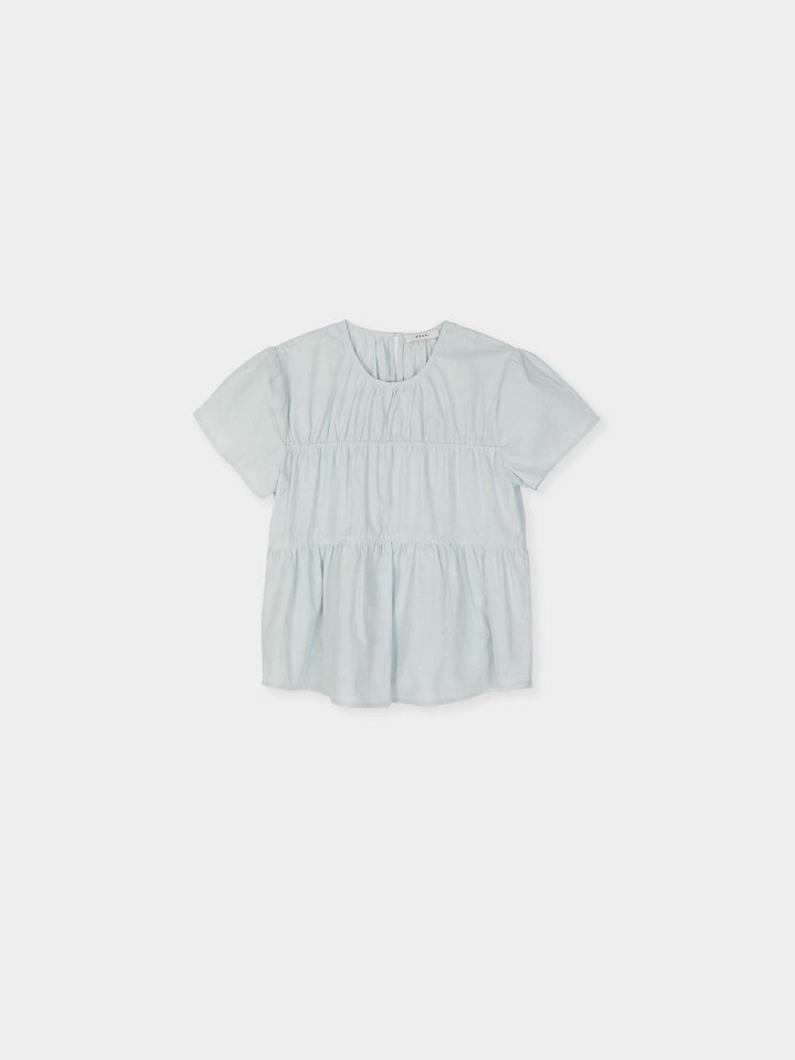 Moani - Korean Women Fashion - #momslook - Plain Shirring Blouse - 3