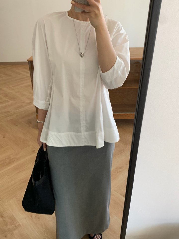 Moani - Korean Women Fashion - #momslook - Volume Flare Blouse - 10
