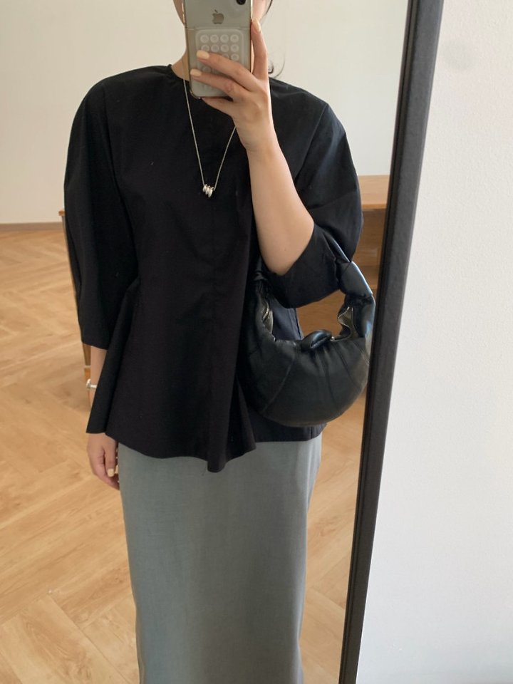 Moani - Korean Women Fashion - #momslook - Volume Flare Blouse - 6