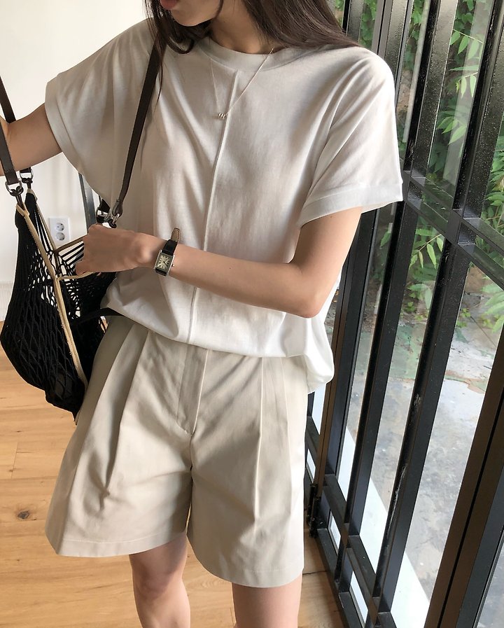 Moani - Korean Women Fashion - #momslook - Stitch Tencel Top - 11