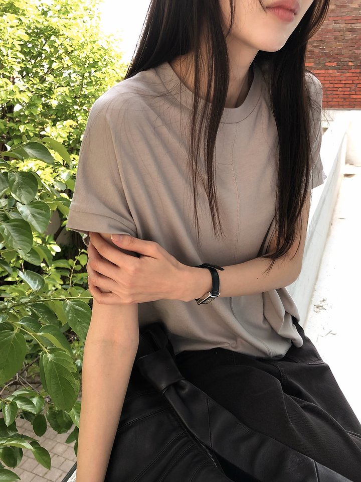 Moani - Korean Women Fashion - #momslook - Stitch Tencel Top - 7