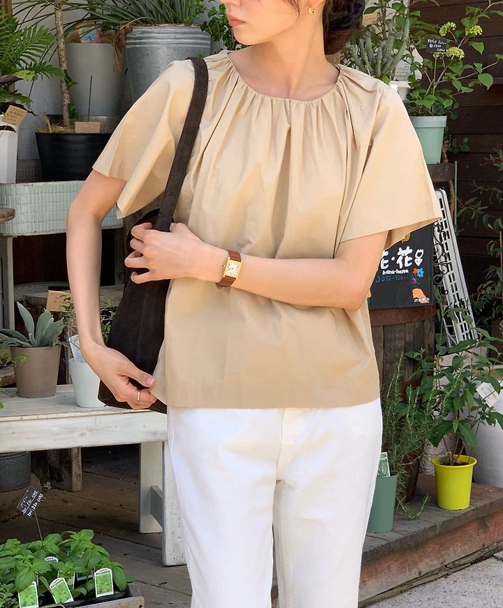 Moani - Korean Women Fashion - #romanticstyle - Marville Shirring Blouse - 5