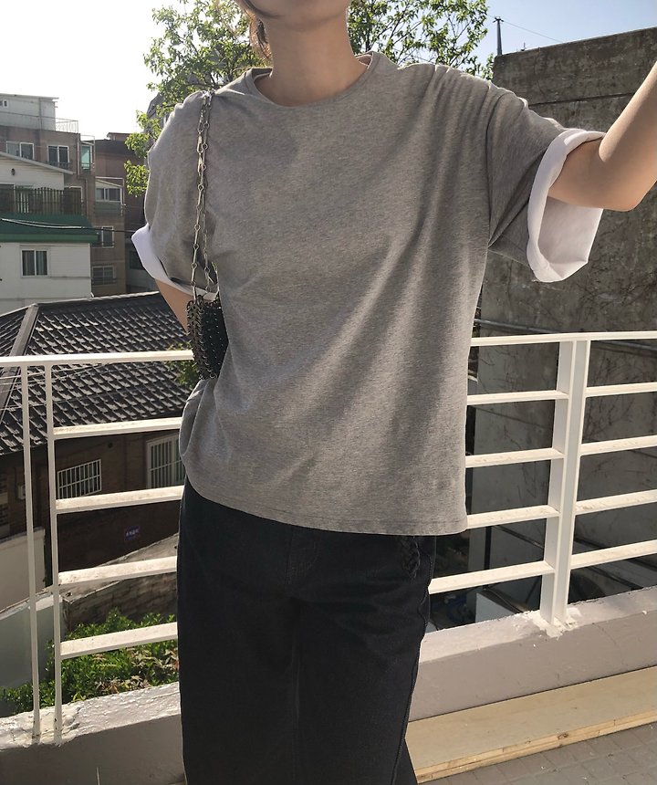 Moani - Korean Women Fashion - #shopsmall - Rest Over Tee - 8