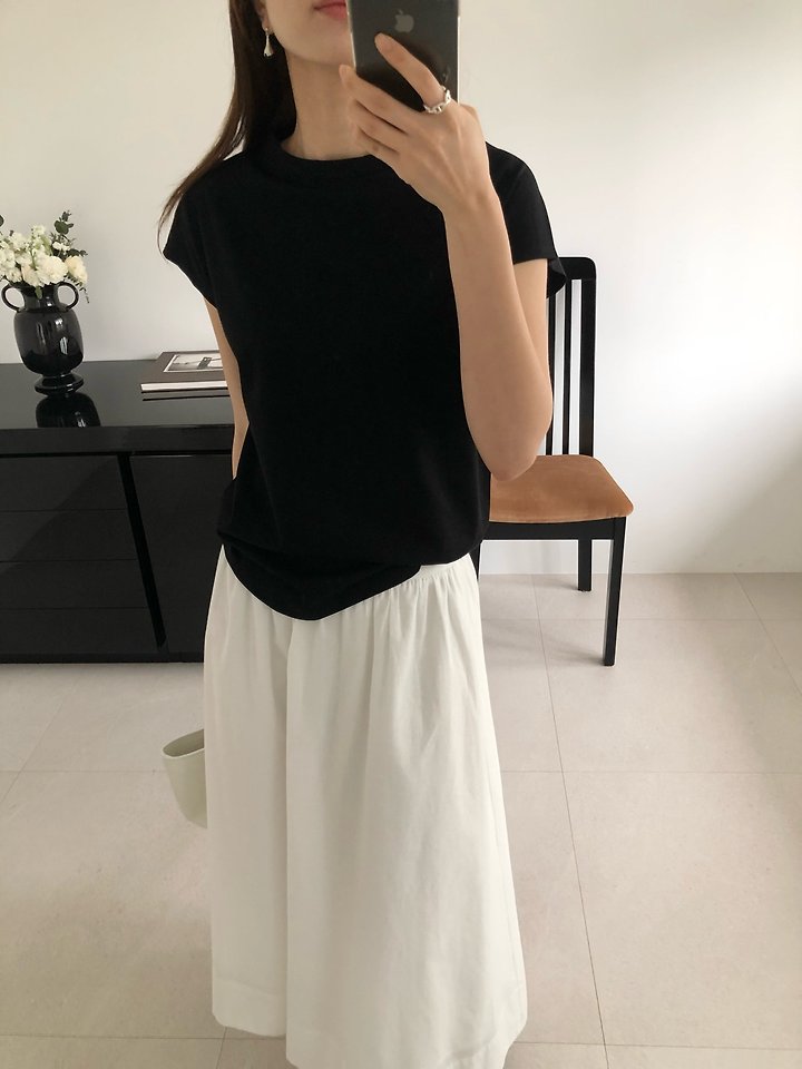 Moani - Korean Women Fashion - #shopsmall - Silket Shoulder Top - 3