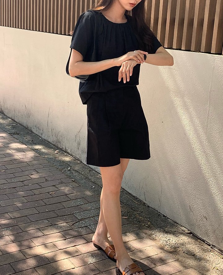 Moani - Korean Women Fashion - #thatsdarling - Marville Shirring Blouse - 7