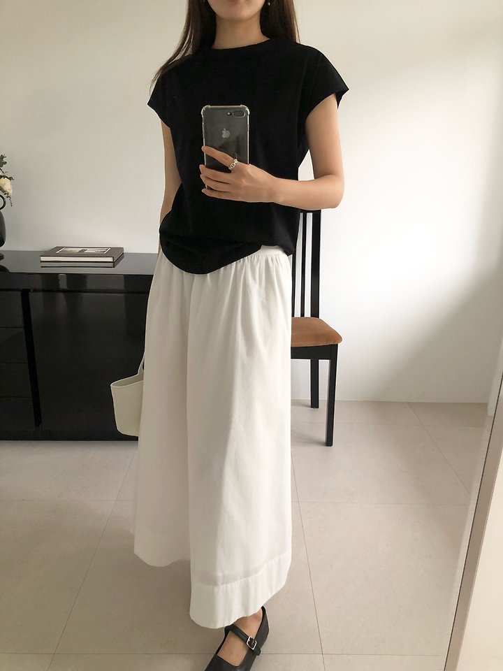 Moani - Korean Women Fashion - #shopsmall - Silket Shoulder Top - 4