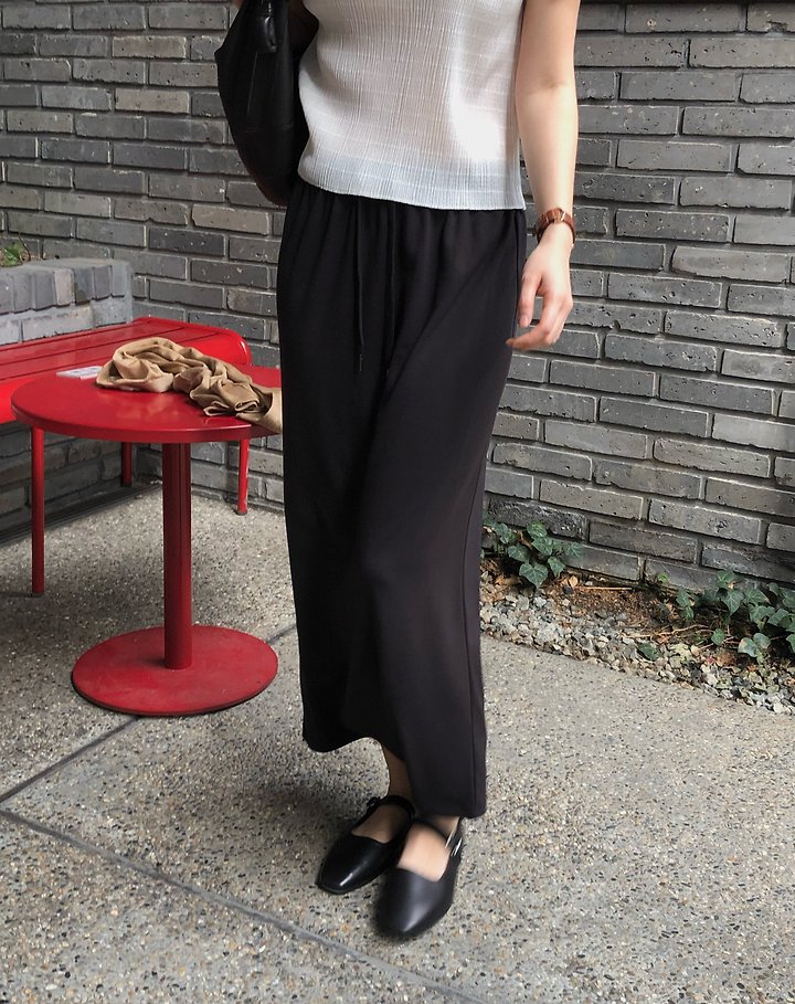 Moani - Korean Women Fashion - #womensfashion - Comfort Banded Maxi Skirt - 3