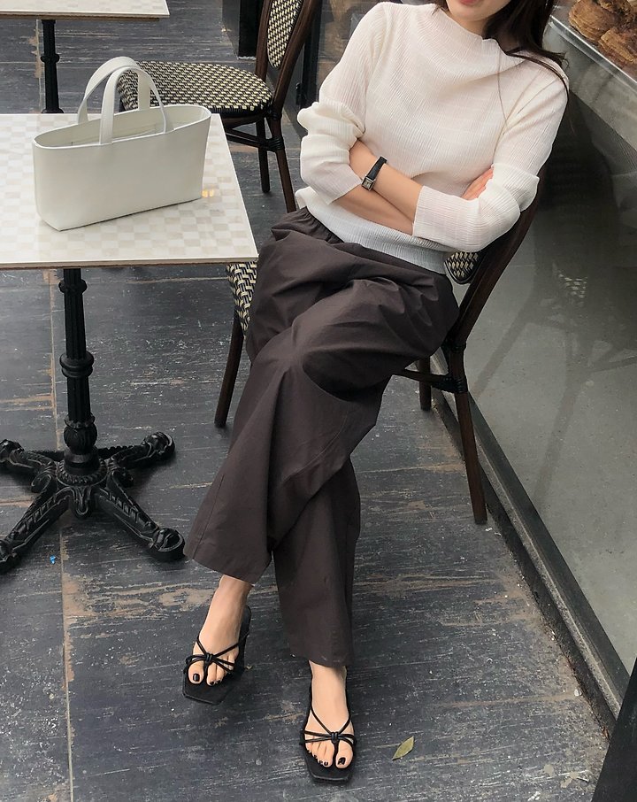 Moani - Korean Women Fashion - #womensfashion - Summer Cotton Curved Pants