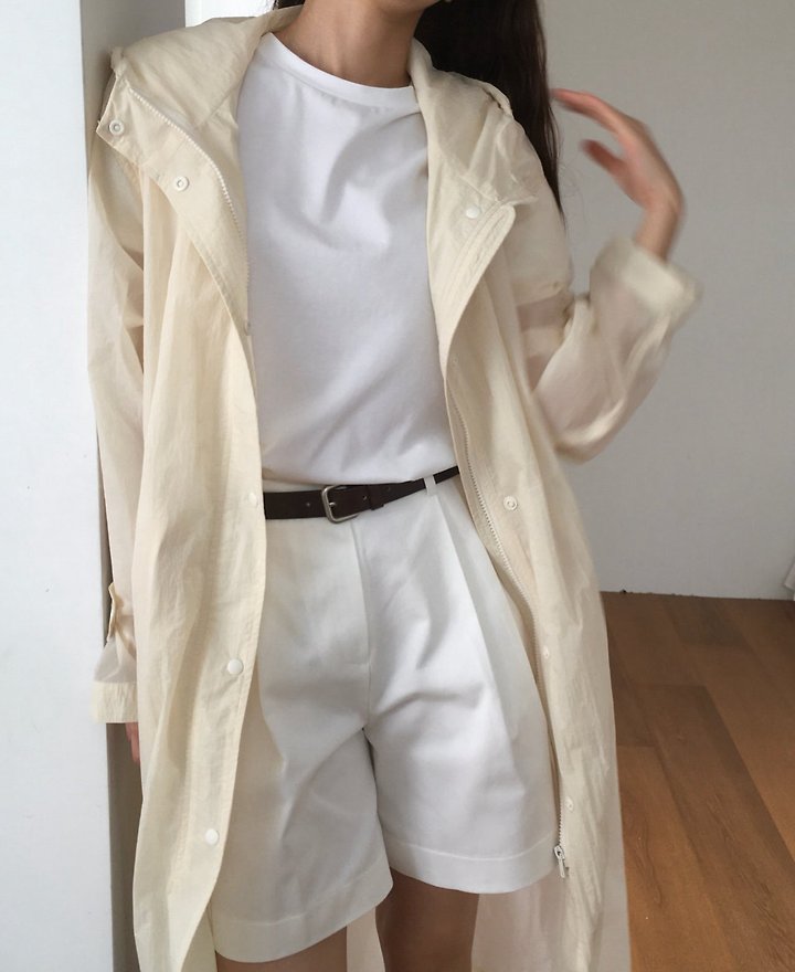 Moani - Korean Women Fashion - #womensfashion - Summer Hoodie Rain Coat - 10