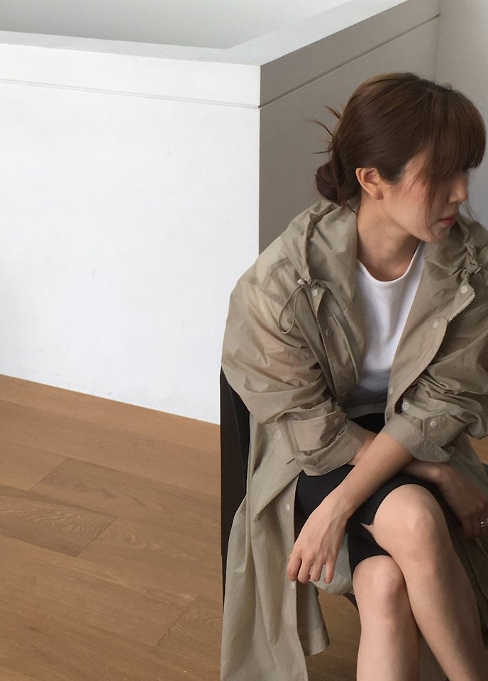 Moani - Korean Women Fashion - #womensfashion - Summer Hoodie Rain Coat - 8