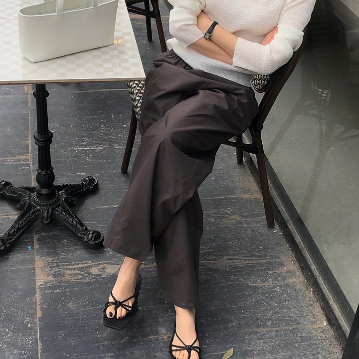 Moani - Korean Women Fashion - #womensfashion - Summer Cotton Curved Pants - 5