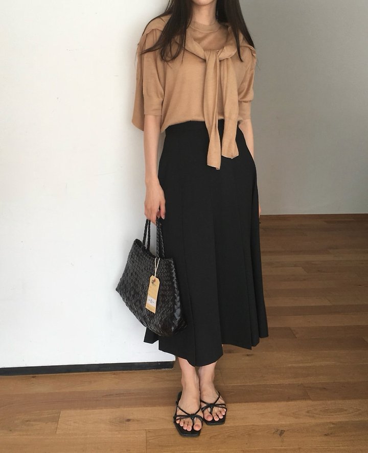 Moani - Korean Women Fashion - #momslook - Summer Wool Pleated Skirt - 4