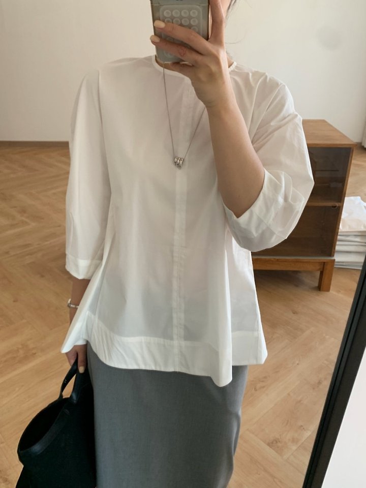Moani - Korean Women Fashion - #womensfashion - Volume Flare Blouse - 11