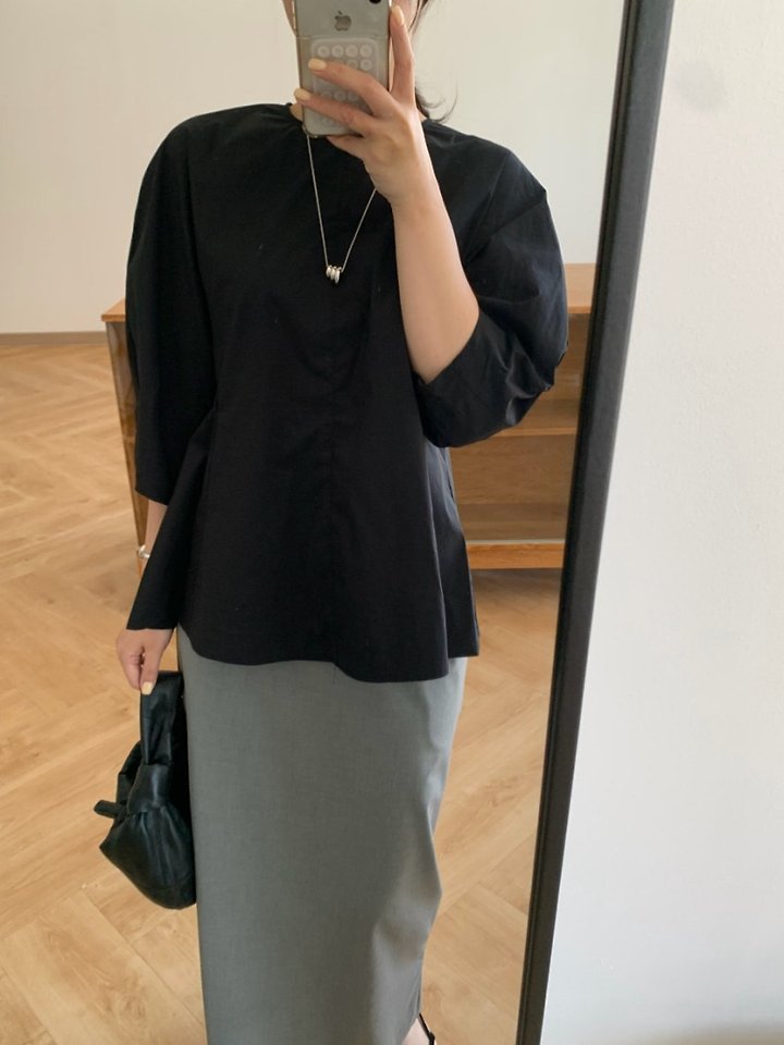 Moani - Korean Women Fashion - #womensfashion - Volume Flare Blouse - 7
