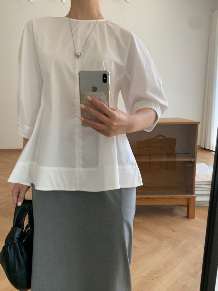 Moani - Korean Women Fashion - #womensfashion - Volume Flare Blouse - 9