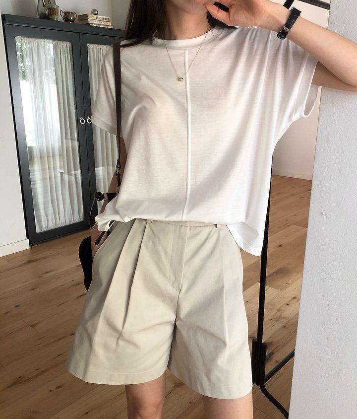 Moani - Korean Women Fashion - #womensfashion - Stitch Tencel Top - 10