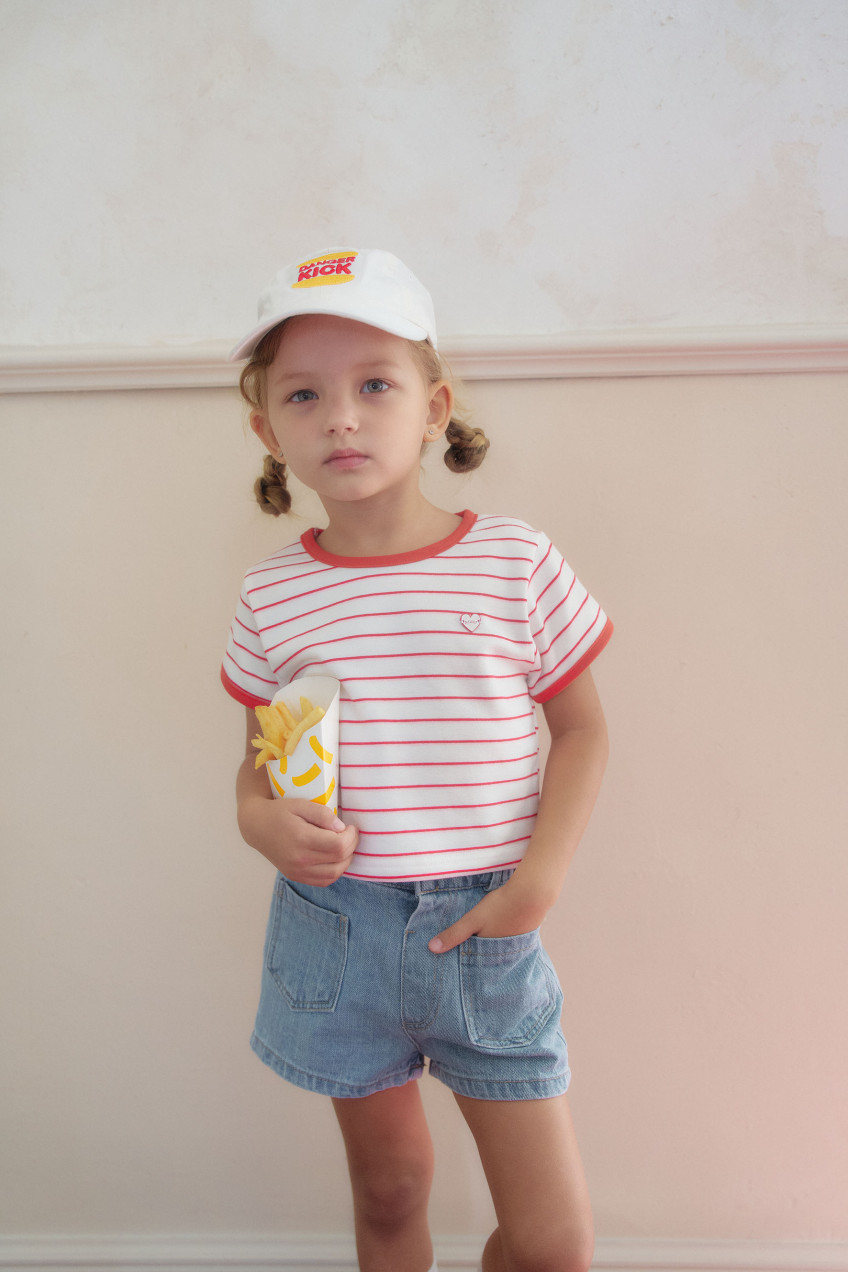 Momo Ann - Korean Children Fashion - #childofig - Soft Stripe Tee - 12