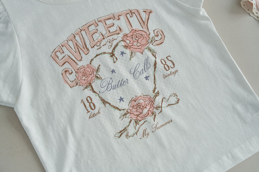 Momo Ann - Korean Children Fashion - #childrensboutique - Rose Tee - 3