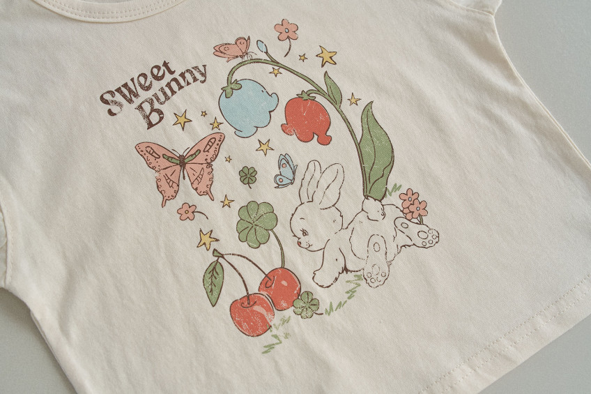 Momo Ann - Korean Children Fashion - #designkidswear - Bunny Tee - 3