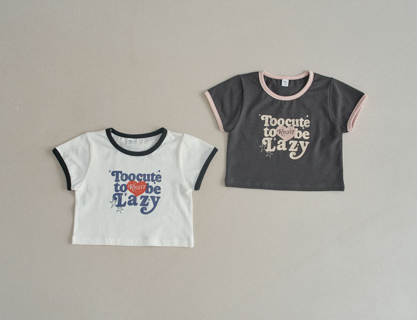 Momo Ann - Korean Children Fashion - #designkidswear - Lazy Tee - 2