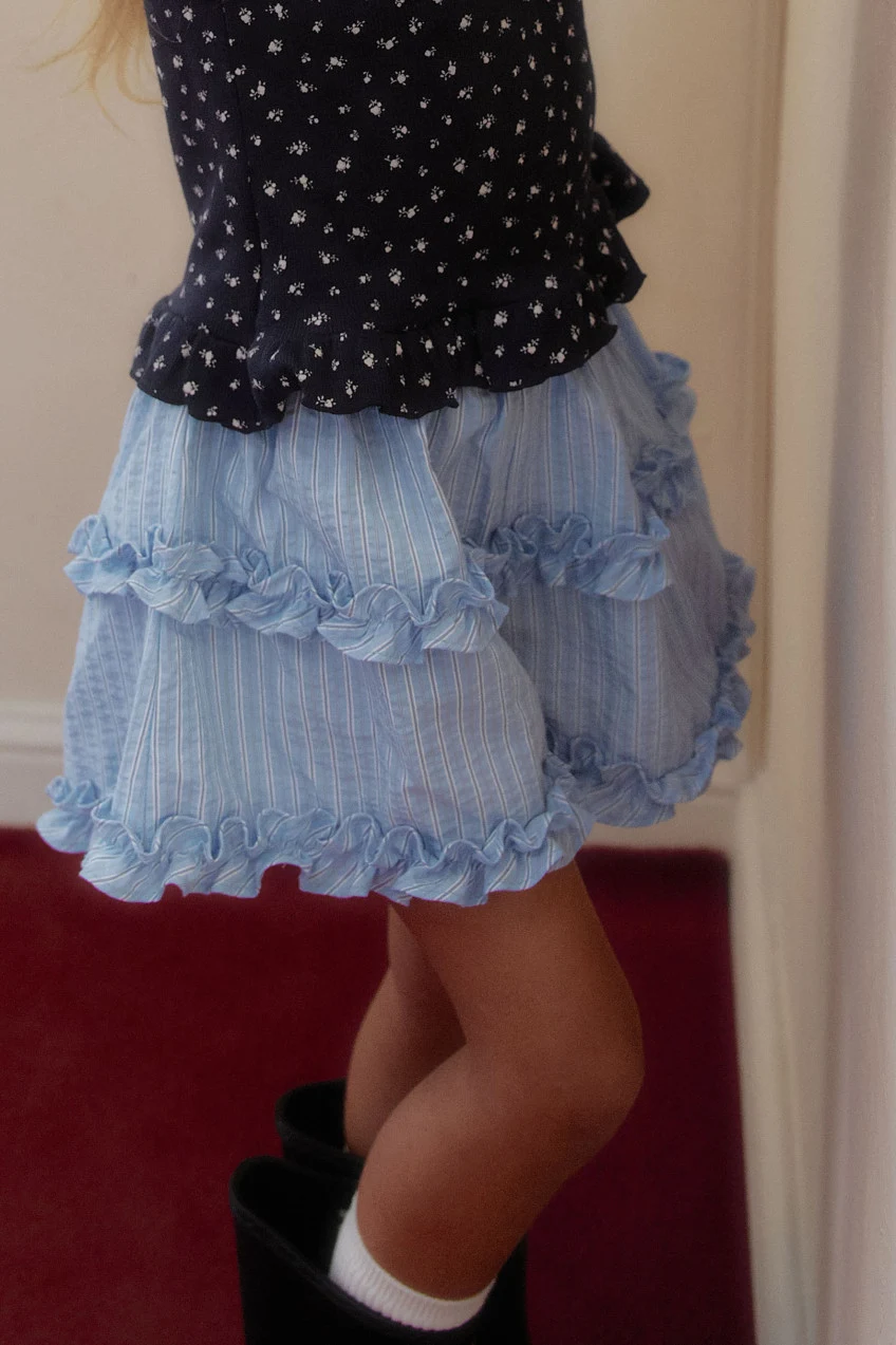 Momo Ann - Korean Children Fashion - #kidsshorts - Pinstripe Pants - 12