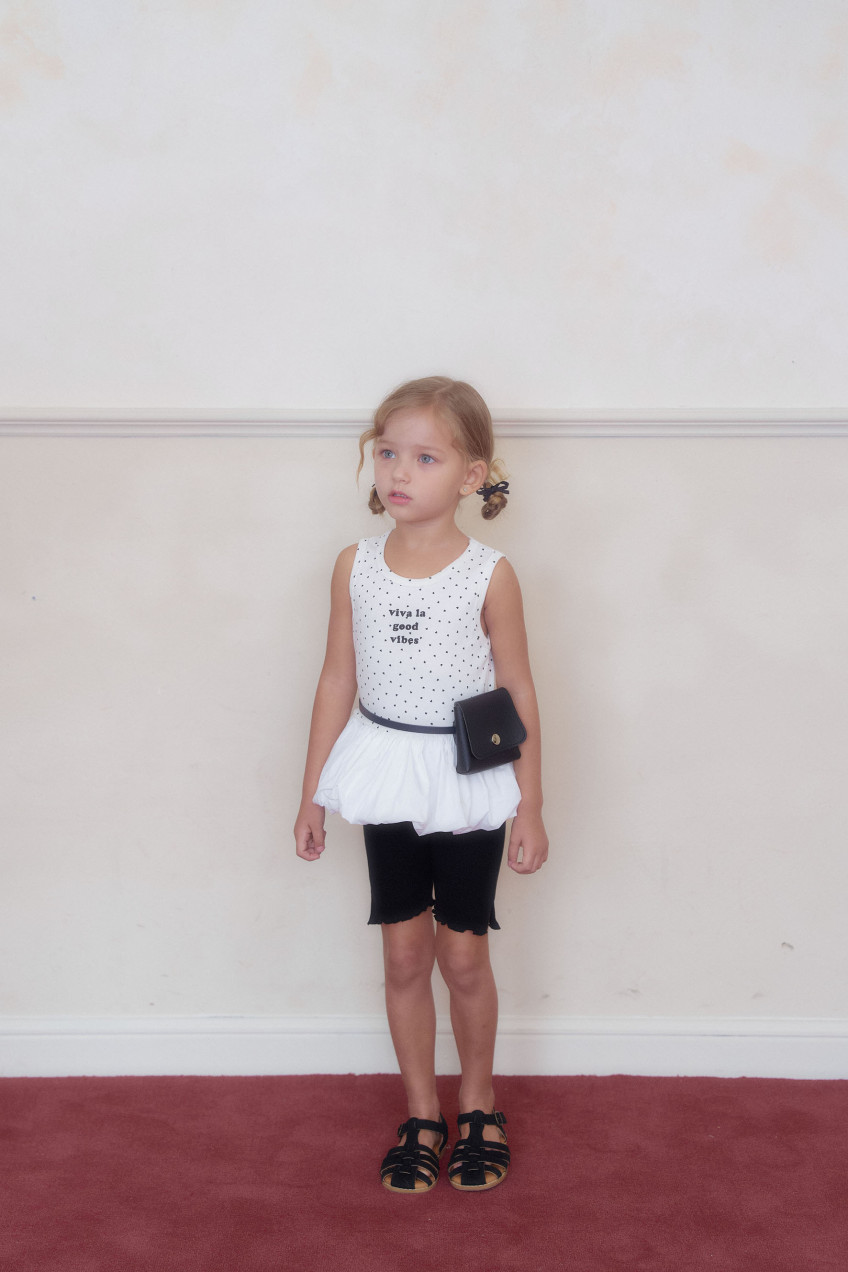 Momo Ann - Korean Children Fashion - #kidsshorts - Vivi Balloon Tee - 9