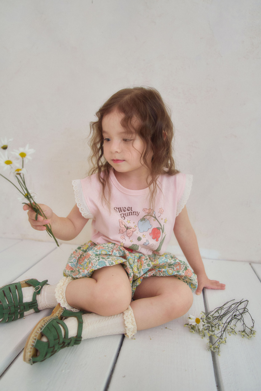 Momo Ann - Korean Children Fashion - #kidsshorts - Bunny Tee - 6