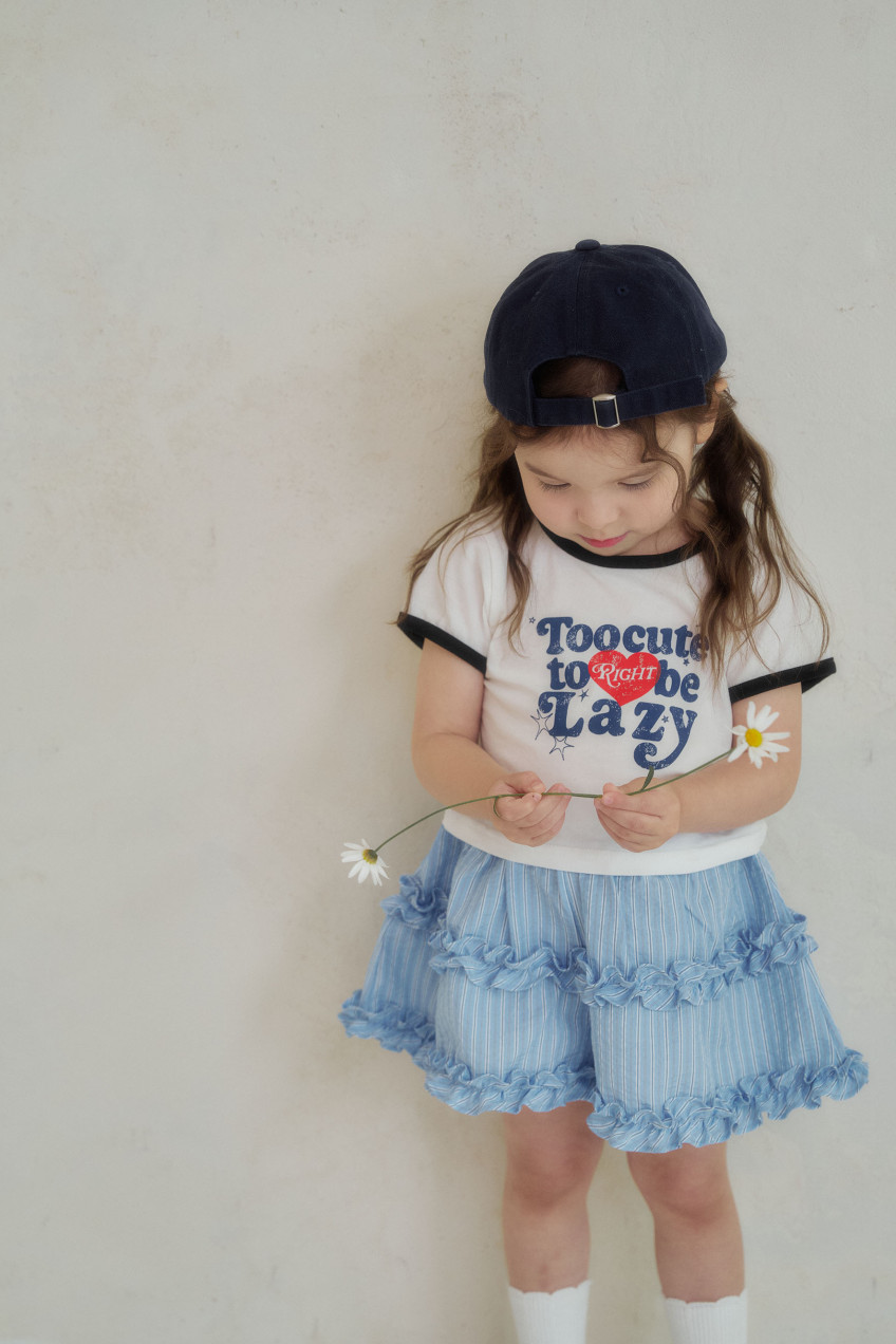 Momo Ann - Korean Children Fashion - #kidsshorts - Lazy Tee - 5