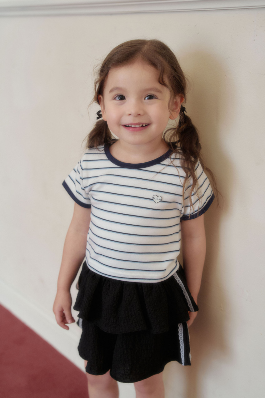 Momo Ann - Korean Children Fashion - #fashionkids - Soft Stripe Tee - 4