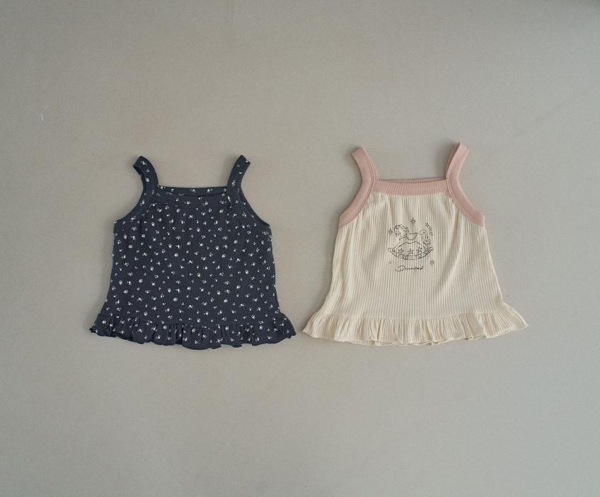 Momo Ann - Korean Children Fashion - #kidsshorts - Canto Sleeveless Top - 2