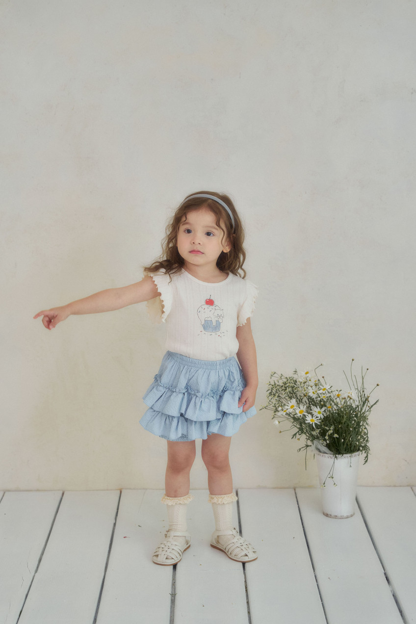 Momo Ann - Korean Children Fashion - #kidsshorts - Kitkat Tee - 4