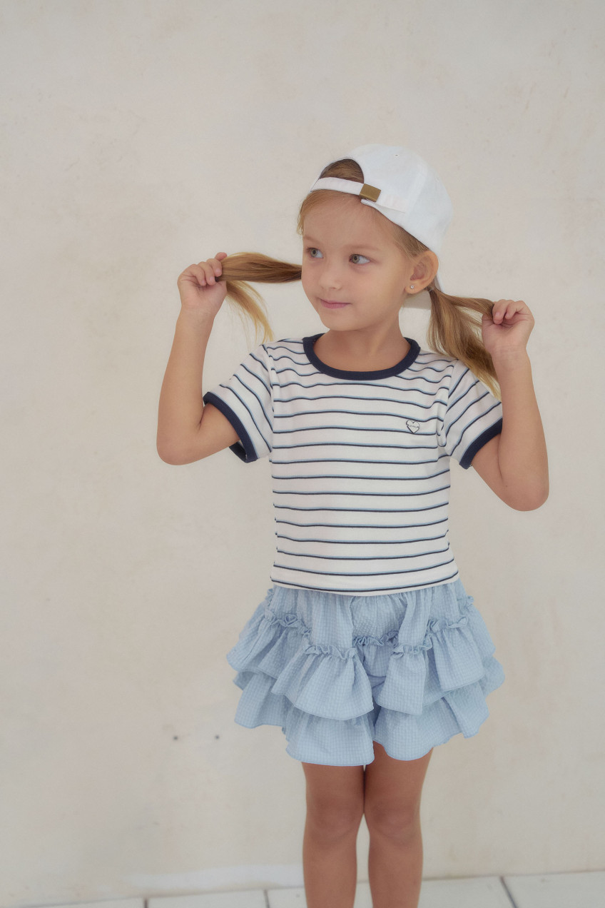 Momo Ann - Korean Children Fashion - #kidzfashiontrend - Soft Stripe Tee - 6