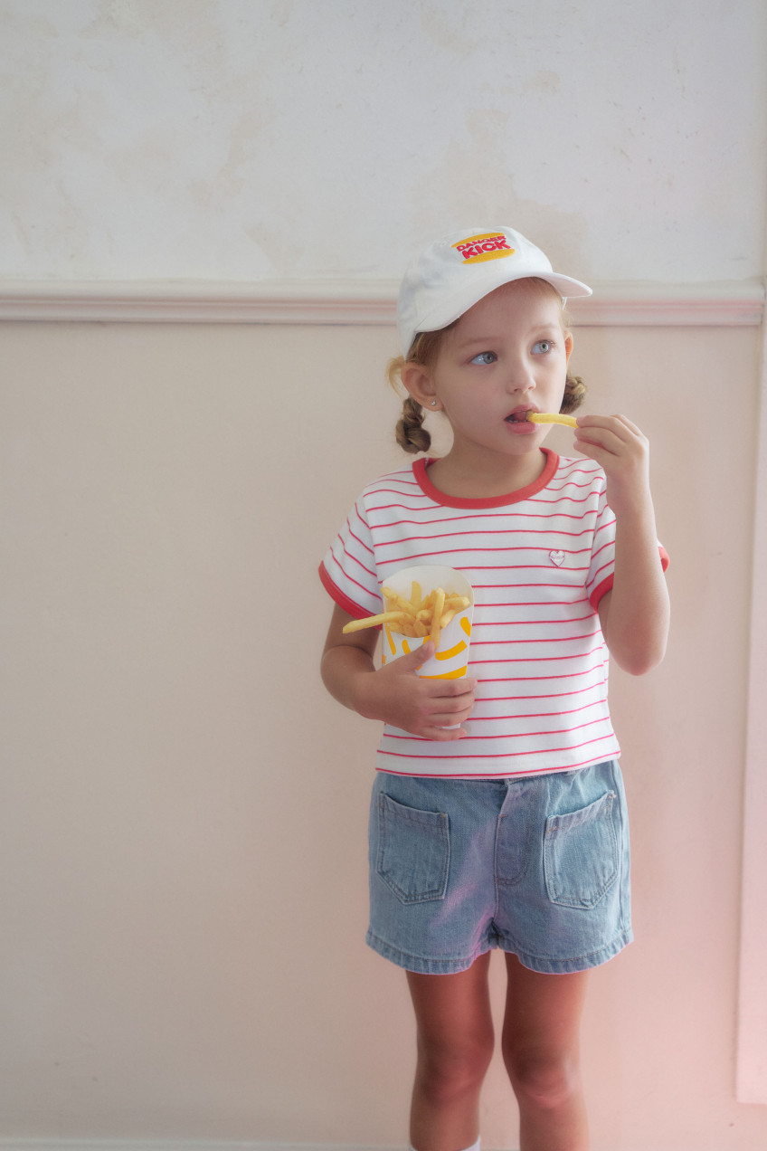 Momo Ann - Korean Children Fashion - #littlefashionista - Soft Stripe Tee - 8