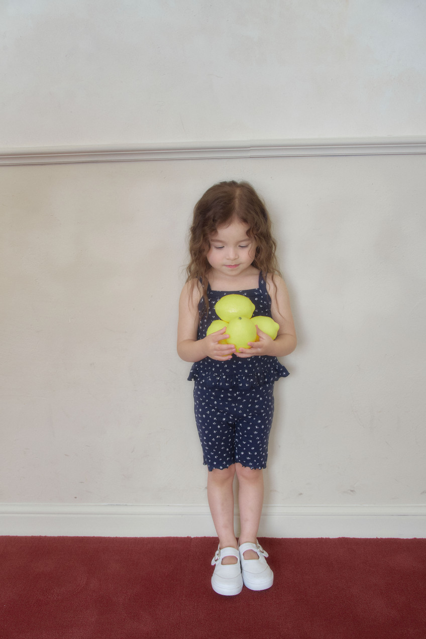 Momo Ann - Korean Children Fashion - #minifashionista - Rolla Pants (Navy Flower) - 9