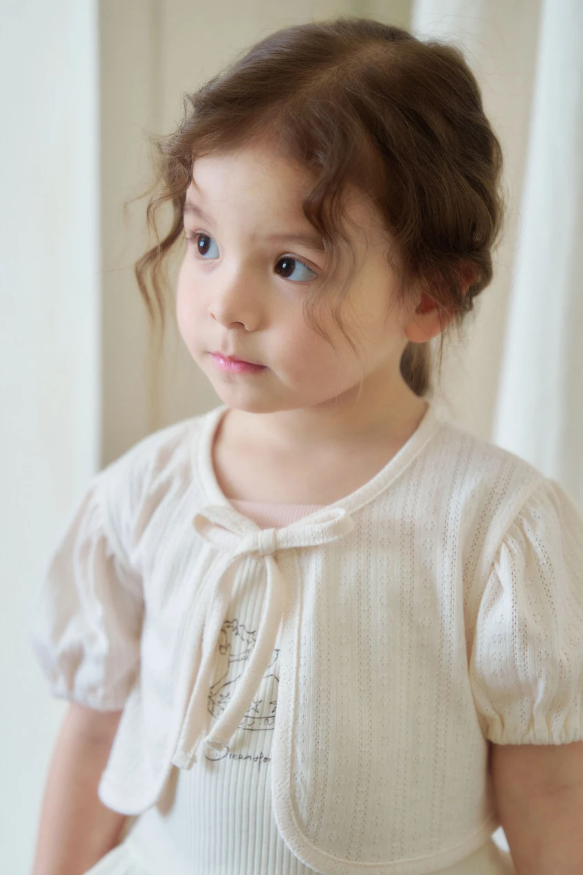 Momo Ann - Korean Children Fashion - #minifashionista - Pompom Cardigan - 7