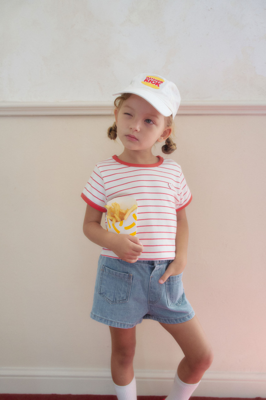 Momo Ann - Korean Children Fashion - #prettylittlegirls - Soft Stripe Tee - 11