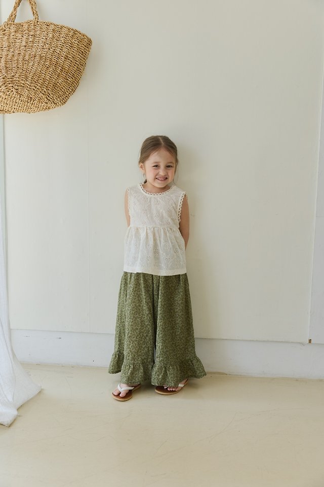 Mon Atelier - Korean Children Fashion - #Kfashion4kids - Cross Sleeveless Blouse - 2